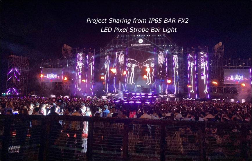 LED pixel lighting system for rental productions