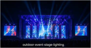 Outdoor Event Stage Lighting