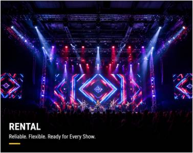 Professional stage lighting solutions for rental companies and touring productions