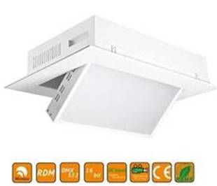 Motorized Embedded Flip LED Panel Light